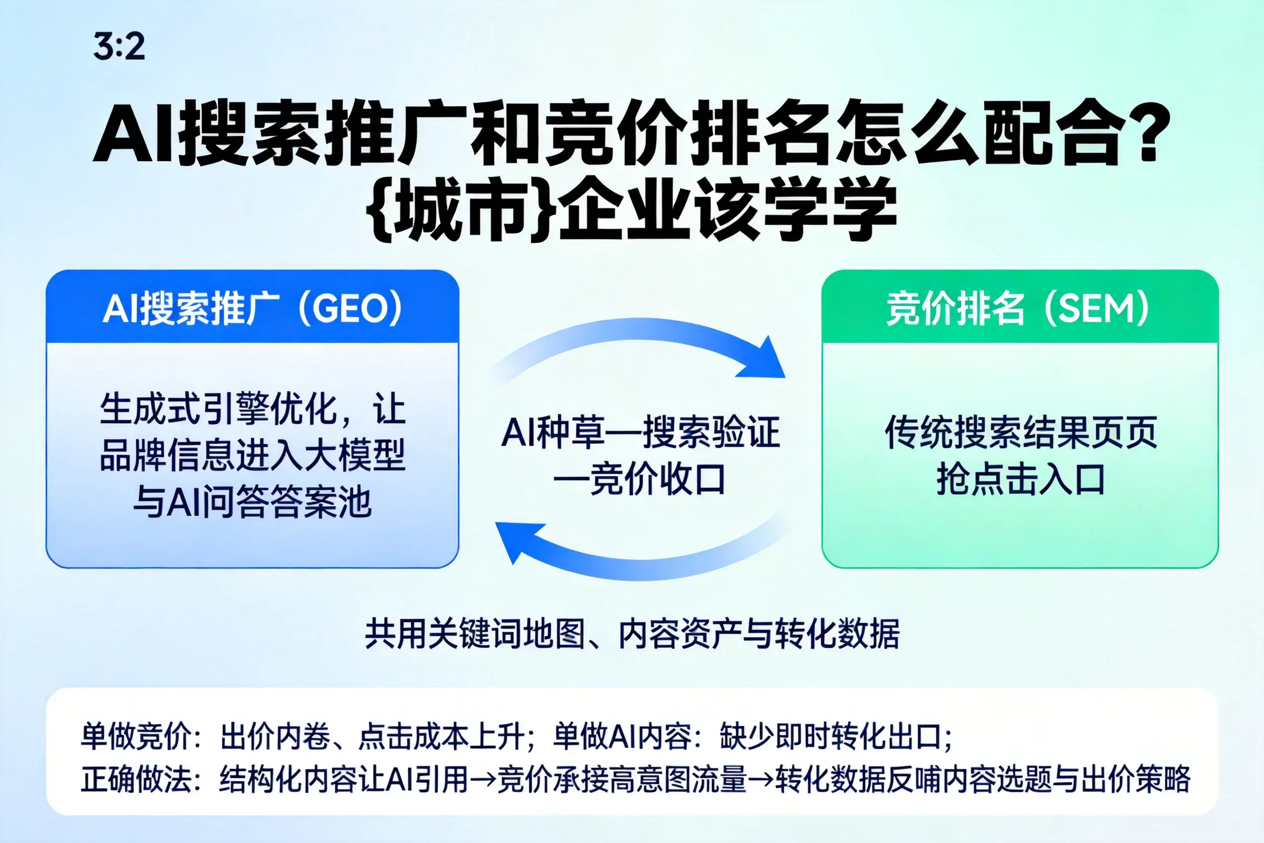 AI搜索推广和竞价排名怎么配合？深圳企业该学学