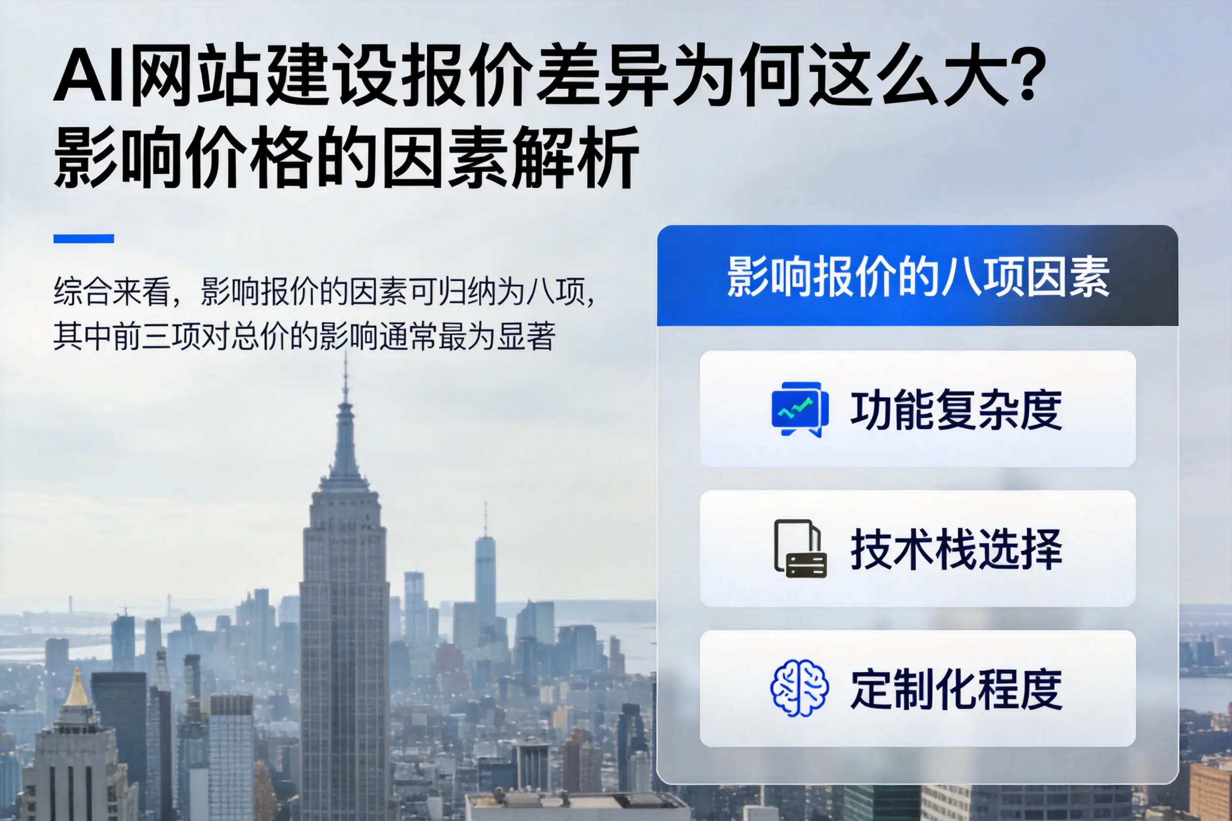 深圳AI网站建设报价差异为何这么大?影响价格的因素解析