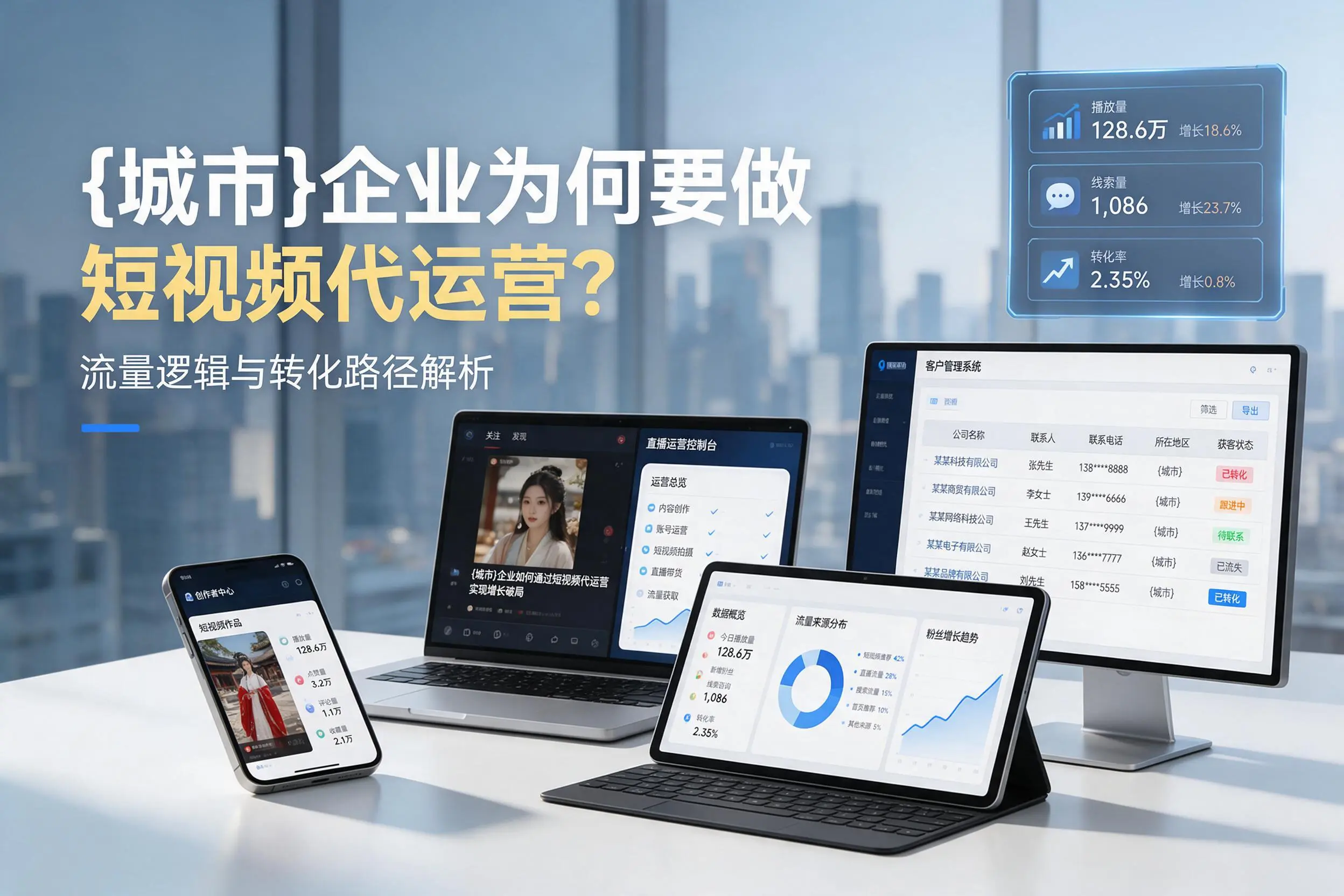 深圳企业为何要做短视频代运营？流量逻辑与转化路径解析