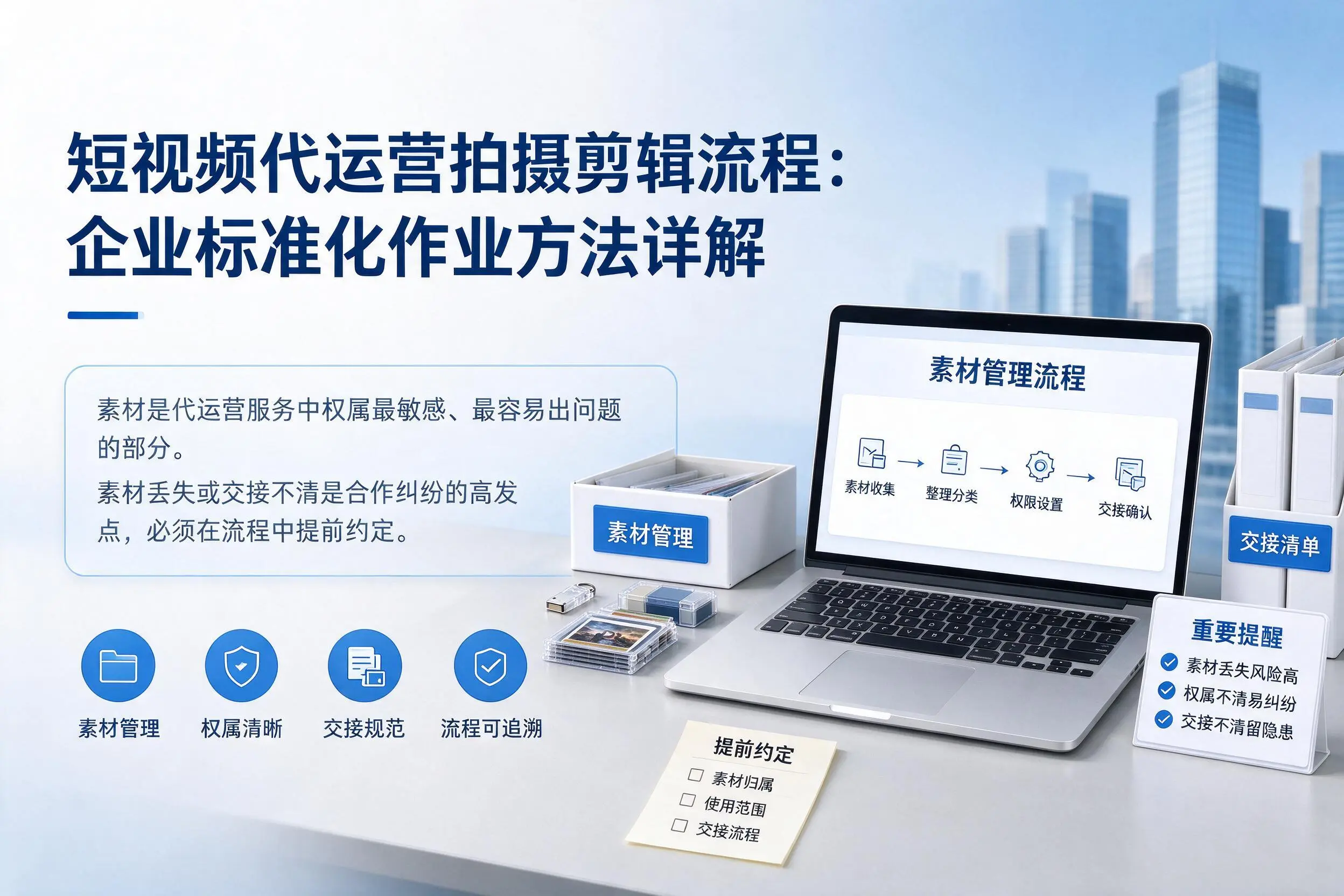 短视频代运营拍摄剪辑流程：深圳企业标准化作业方法详解