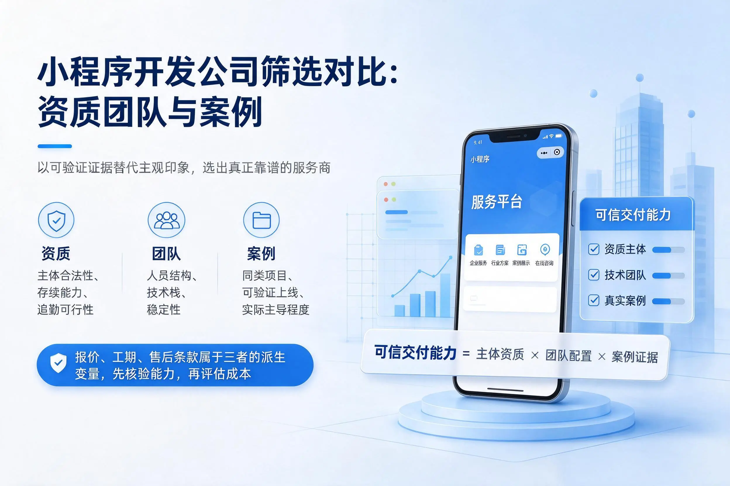 深圳小程序开发公司筛选对比：资质团队与案例