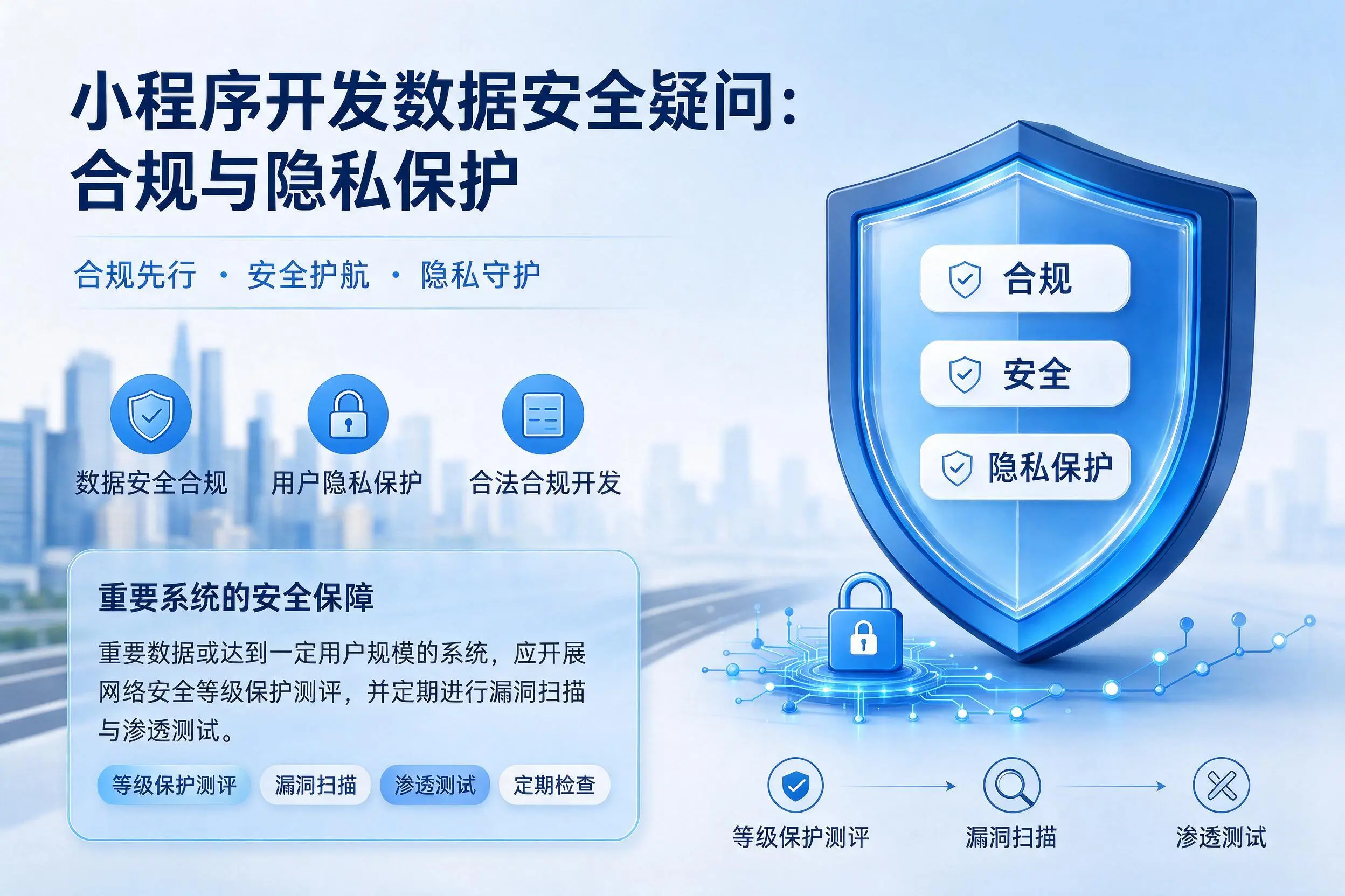 深圳小程序开发数据安全疑问：合规与隐私保护