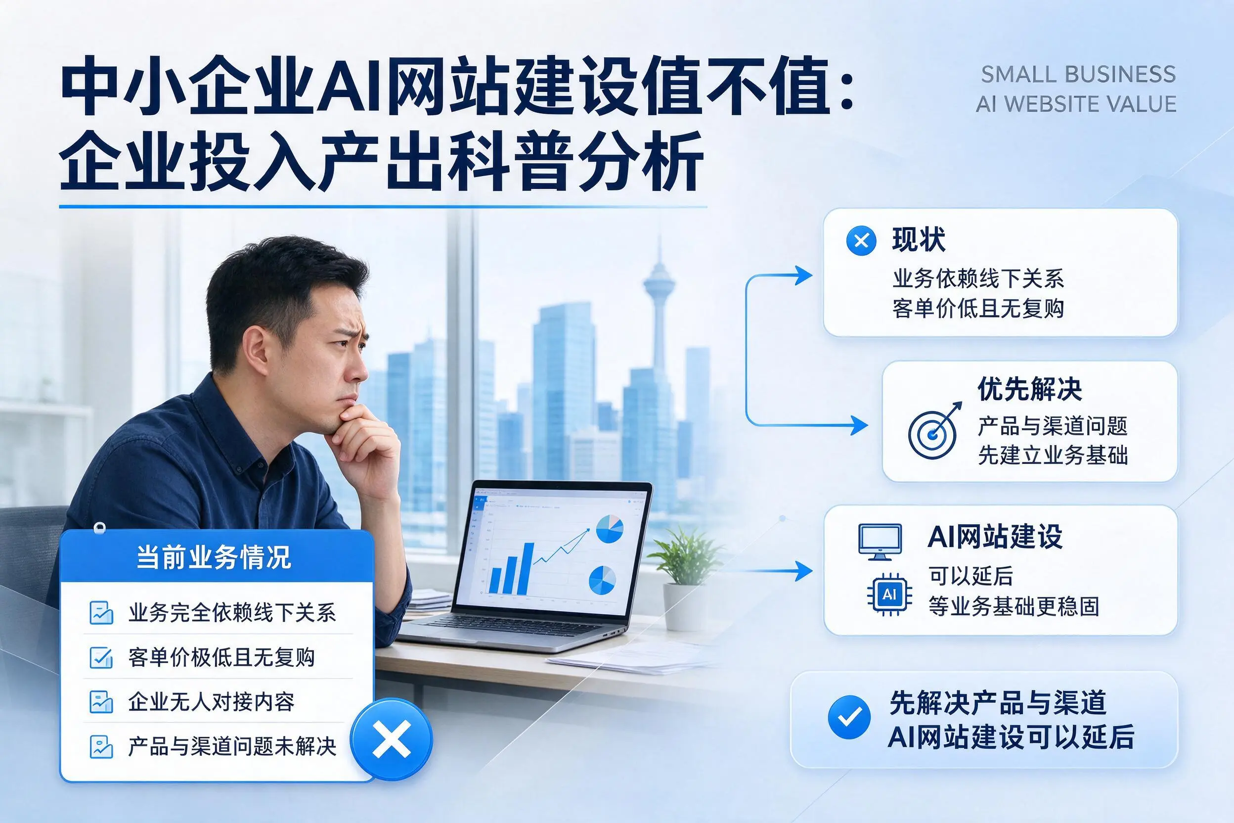 中小企业AI网站建设值不值：深圳企业投入产出科普分析