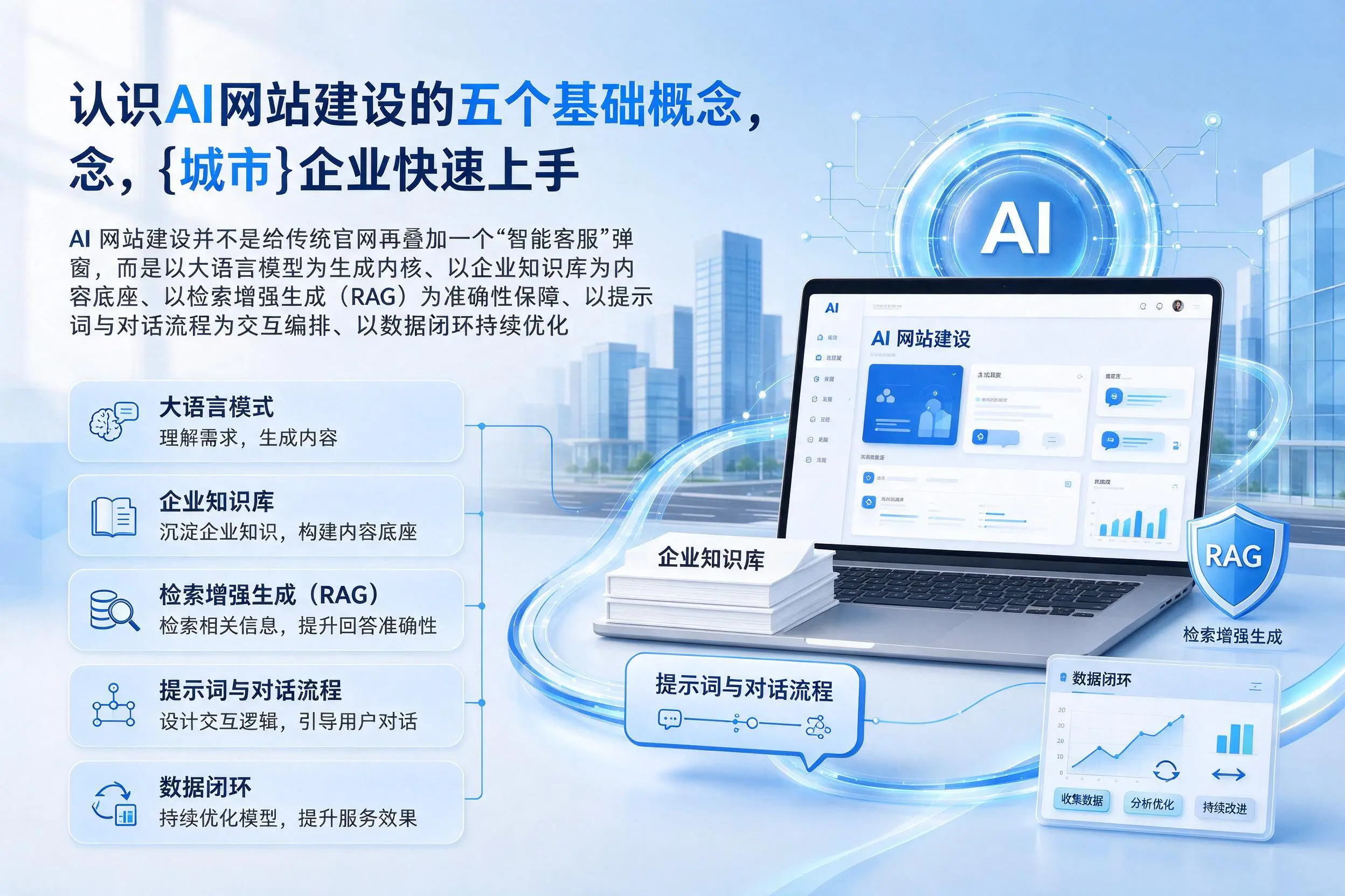 认识AI网站建设的五个基础概念，深圳企业快速上手
