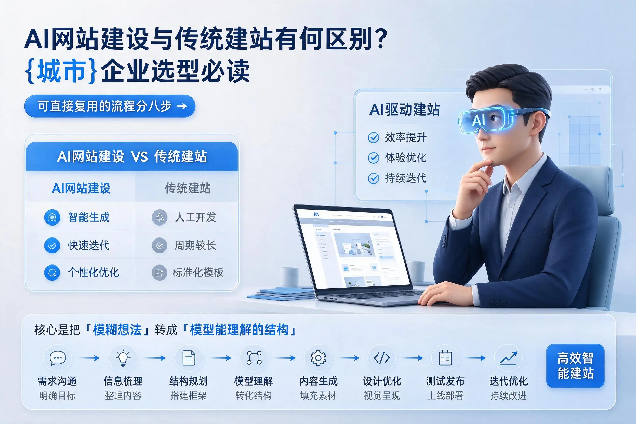 AI网站建设与传统建站有何区别?深圳企业选型必读