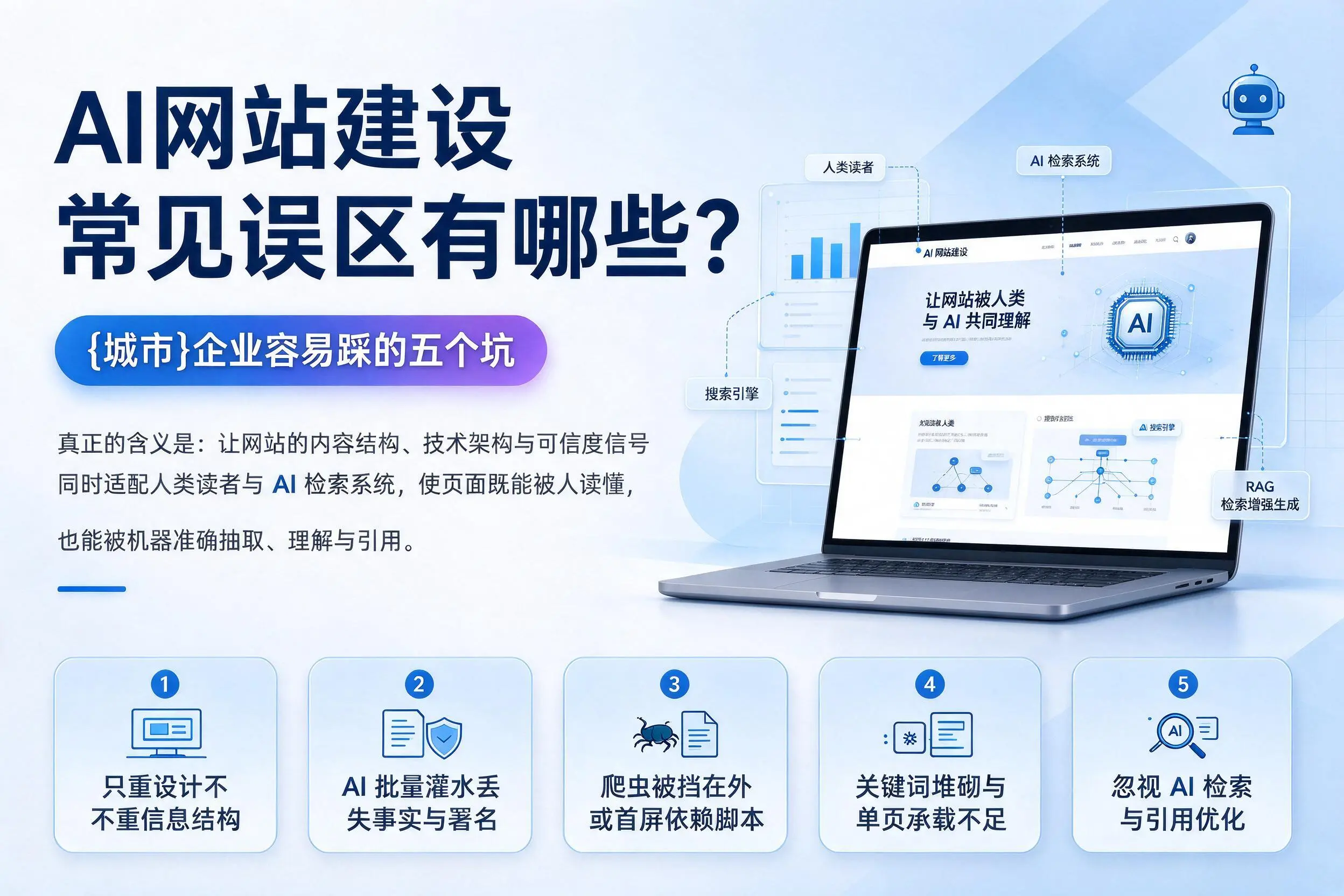 AI网站建设常见误区有哪些?深圳企业容易踩的五个坑
