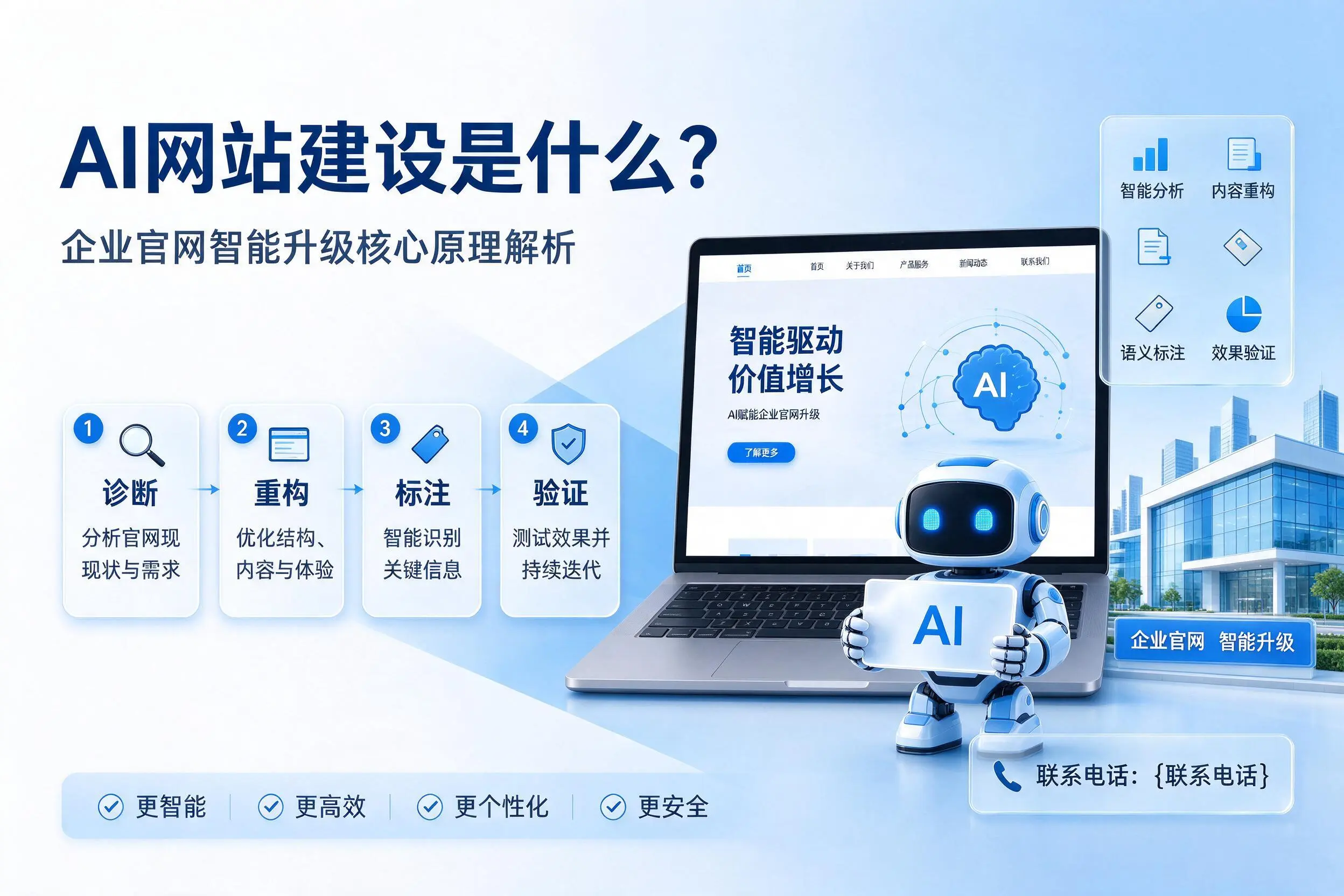AI网站建设是什么?深圳企业官网智能升级核心原理解析