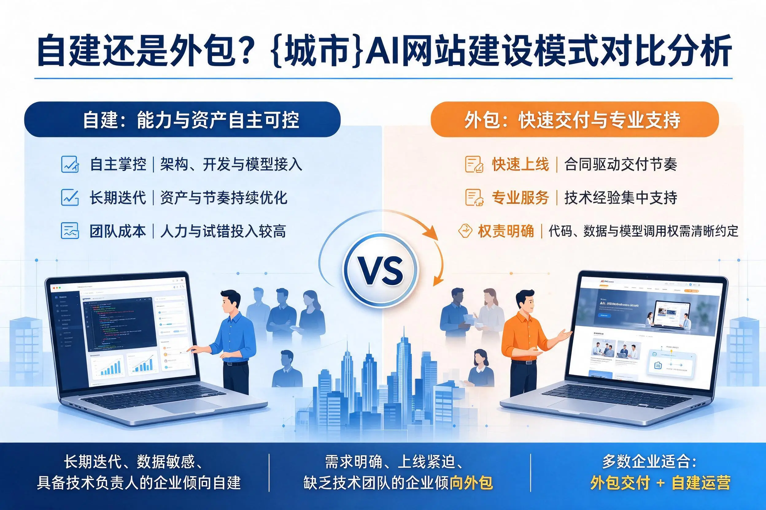 自建还是外包？深圳AI网站建设模式对比分析